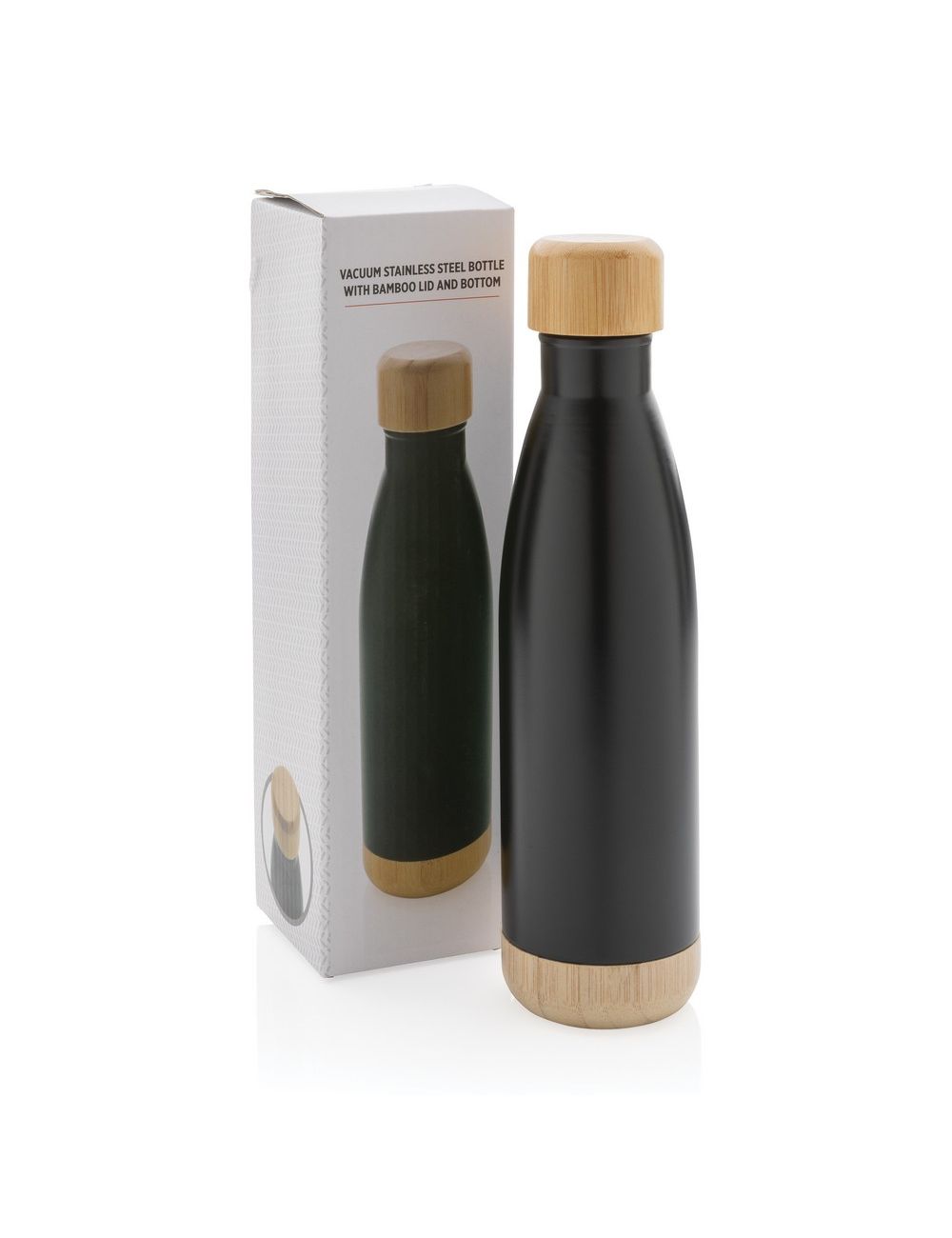 Butelka termiczna 700 ml, bambusowy element