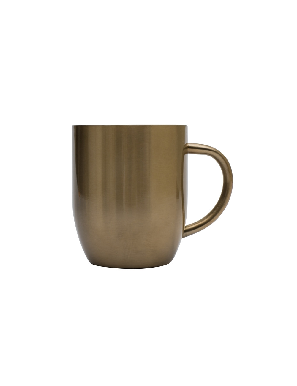 Kubek stalowy Dusk 350 ml, złoty 