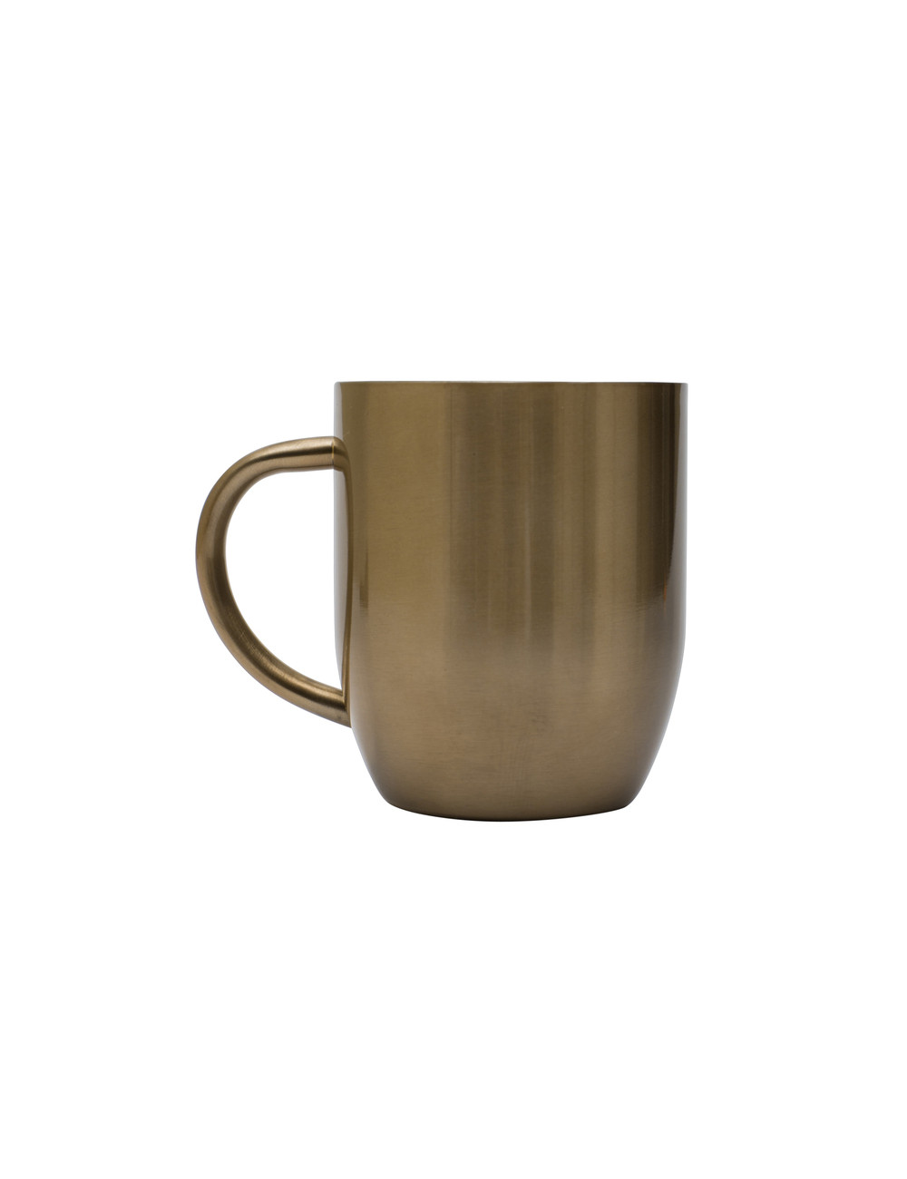 Kubek stalowy Dusk 350 ml, złoty 