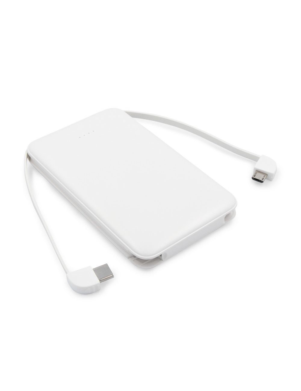 Power bank 5000 mAh ze zintegrowanymi kablami,...