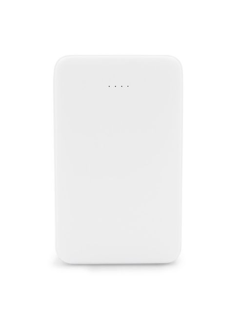 Power bank 5000 mAh ze zintegrowanymi kablami, adapter w komplecie | Presley