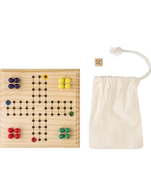 Drewniana gra planszowa "Chińczyk"