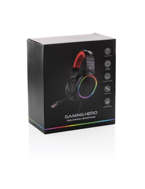 Gamingowe słuchawki nauszne RGB Gaming Hero