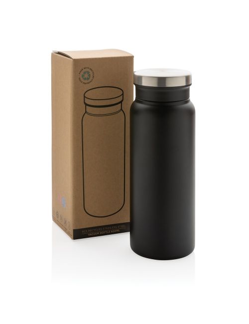 Butelka termiczna 600 ml, stal nierdzewna z recyklingu