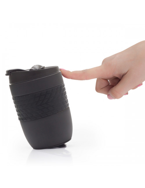 Kubek izotermiczny Offroader 200 ml, czarny