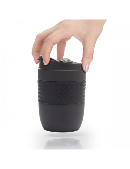 Kubek izotermiczny Offroader 200 ml, czarny