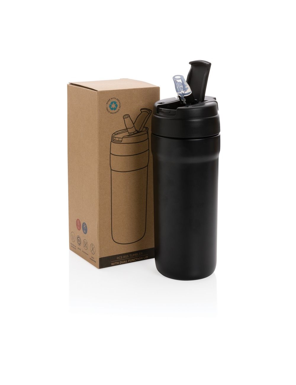 Butelka sportowa 670 ml ze stali nierdzewnej z...