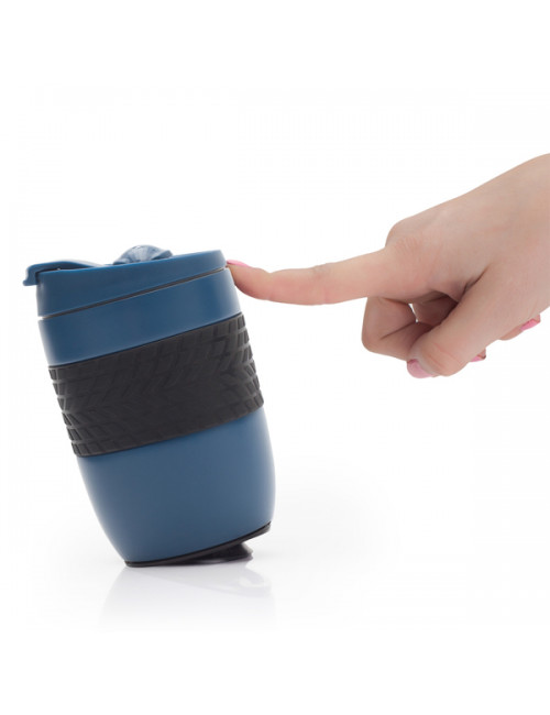 Kubek izotermiczny Offroader 200 ml, granatowy 