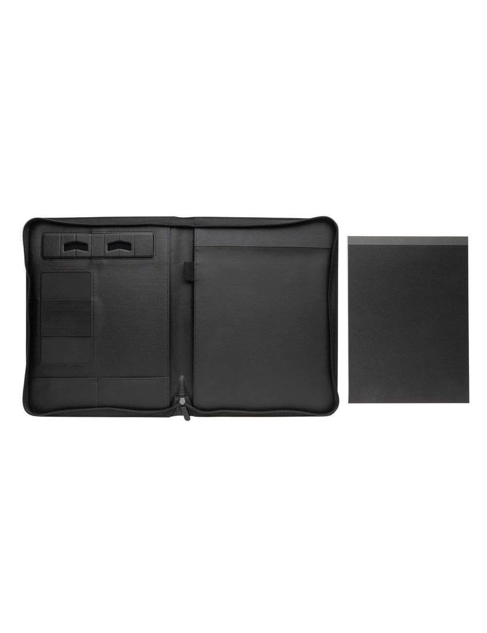 Teczka konferencyjna A4, notatnik, PU z recyklingu