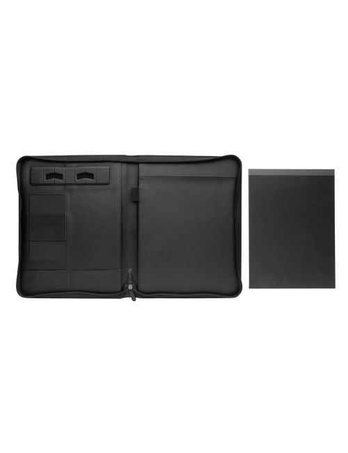 Teczka konferencyjna A4, notatnik, PU z recyklingu