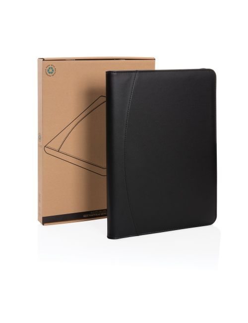 Teczka konferencyjna A4, notatnik, PU z recyklingu