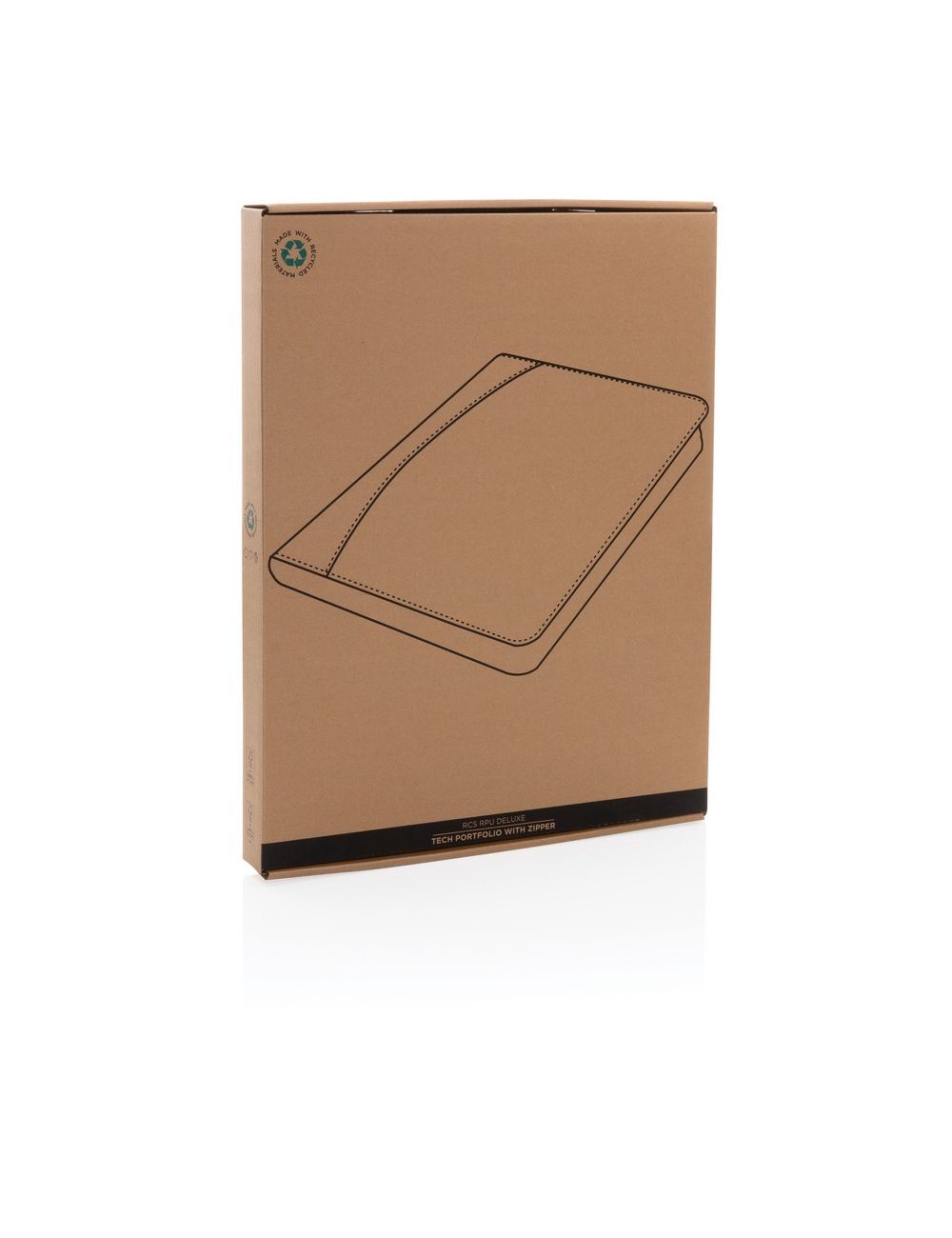 Teczka konferencyjna A4, notatnik, PU z recyklingu