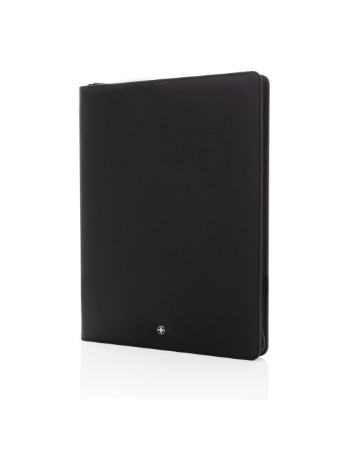 Teczka konferencyjna A4 Swiss Peak Heritage, notatnik, PU z recyklingu