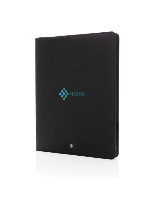 Teczka konferencyjna A4 Swiss Peak Heritage, notatnik, PU z recyklingu