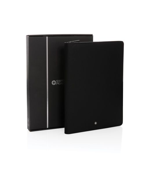 Teczka konferencyjna A4 Swiss Peak Heritage, notatnik, PU z recyklingu