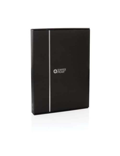 Teczka konferencyjna A4 Swiss Peak Heritage, notatnik, PU z recyklingu