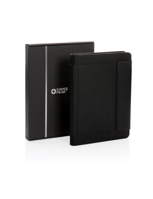 Teczka konferencyjna A5 Swiss Peak Heritage, notatnik, PU z recyklingu