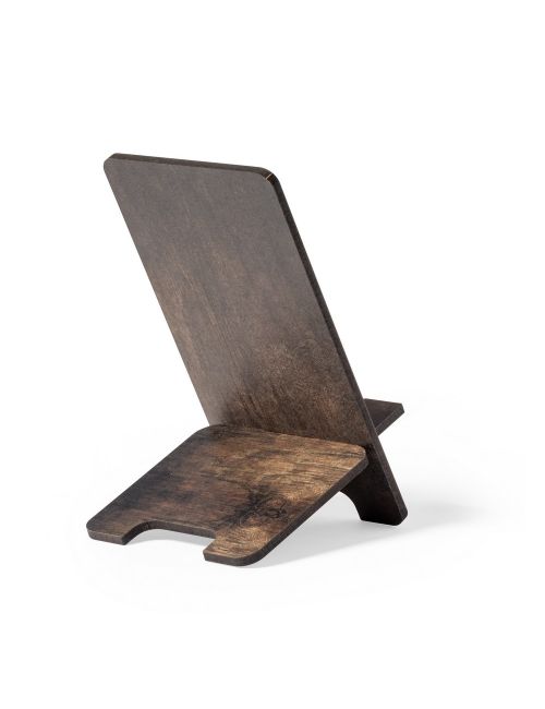 Drewniany stojak na telefon, składany