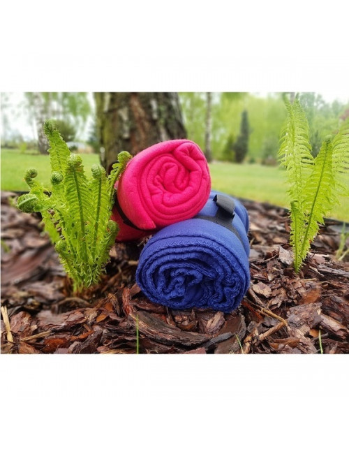 Koc polarowy Cookout, czerwony 