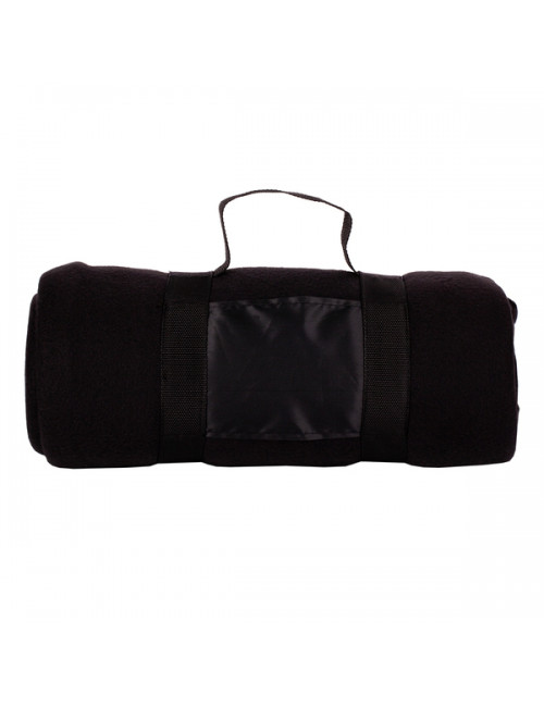 Koc polarowy Cookout, czarny 