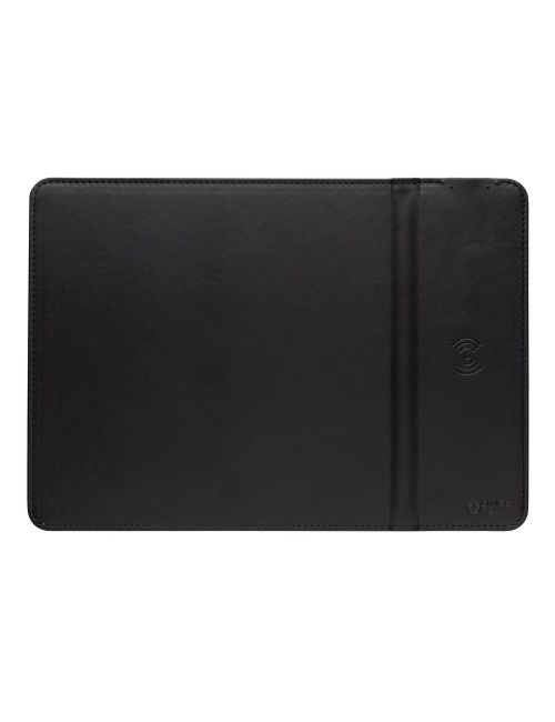 Podkładka pod mysz Swiss Peak, ładowarka bezprzewodowa 10W, PU z recyklingu