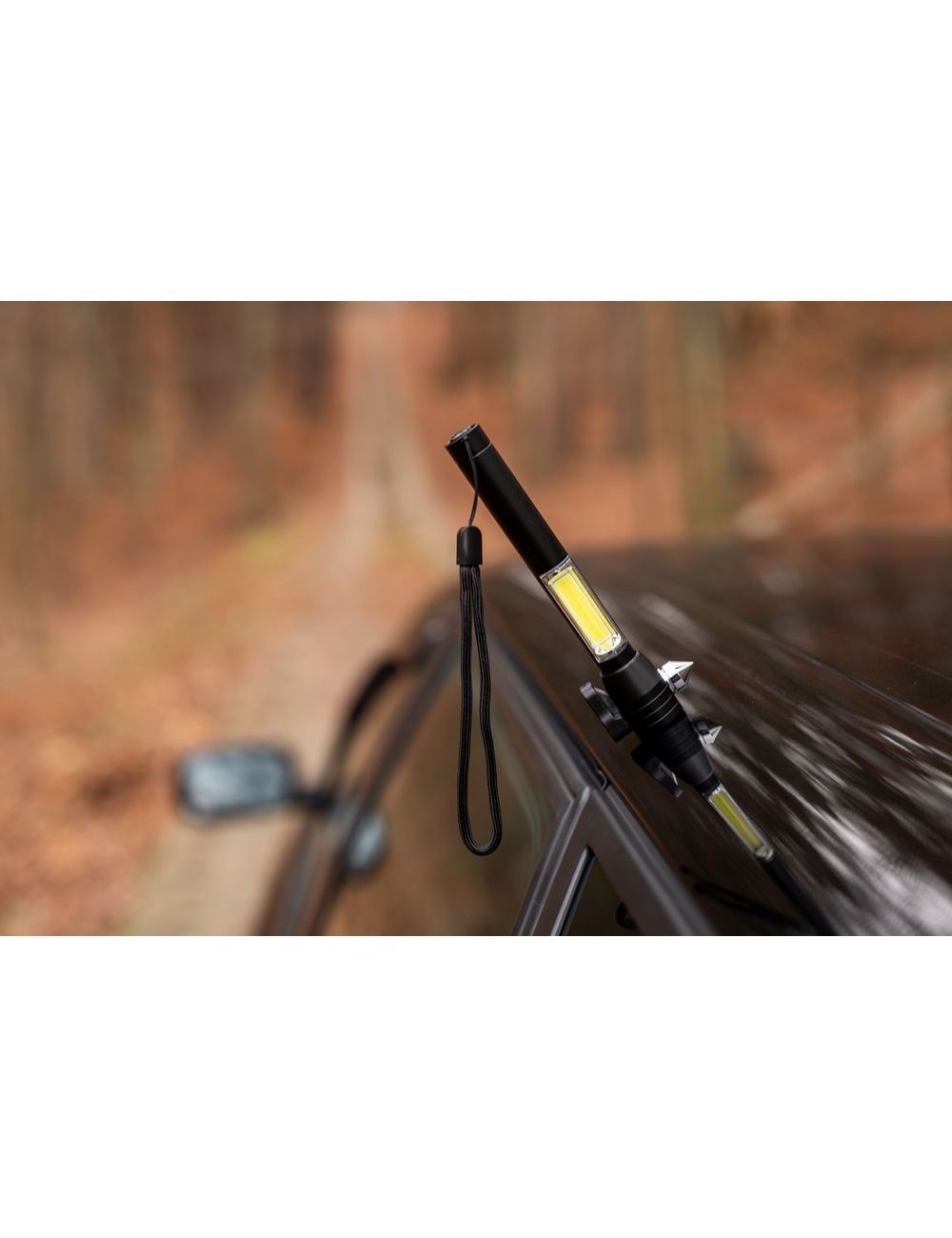 Latarka bezpieczeństwa 1 LED COB, przecinak do...