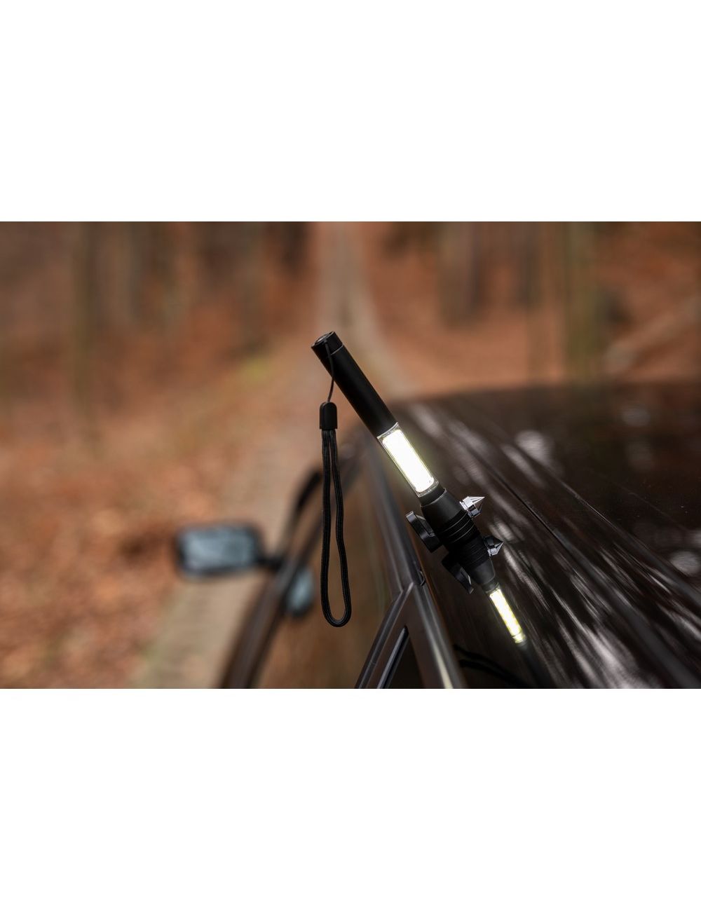 Latarka bezpieczeństwa 1 LED COB, przecinak do...