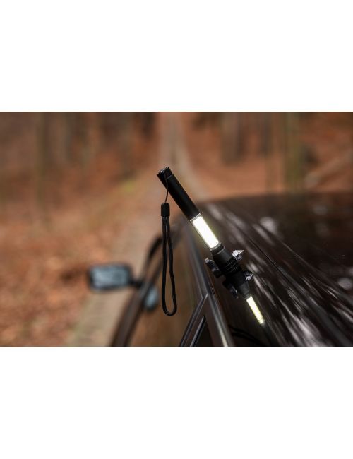 Latarka bezpieczeństwa 1 LED COB, przecinak do pasów, młotek bezpieczeństwa | Flint