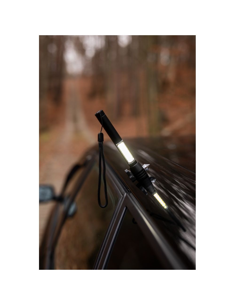 Latarka bezpieczeństwa 1 LED COB, przecinak do...