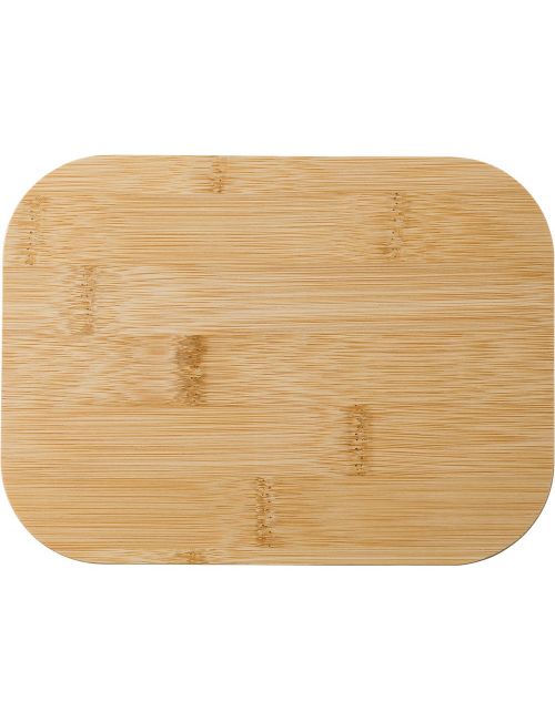 Szklane pudełko śniadaniowe 900 ml, bambusowe wieczko