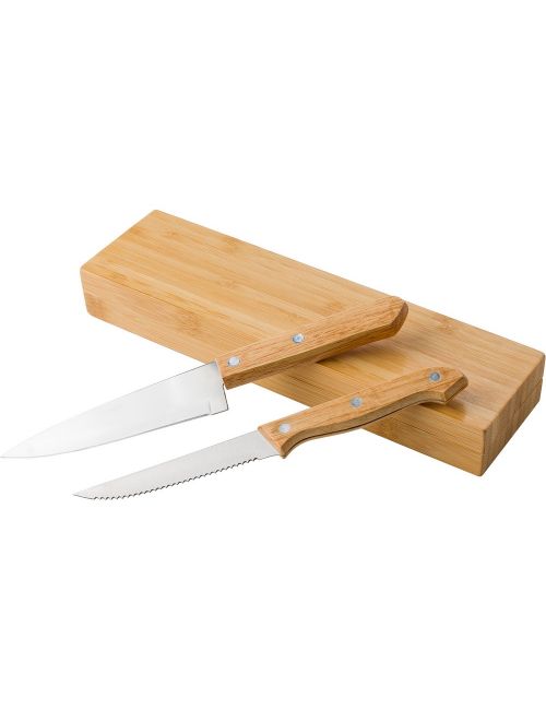 Bambusowy zestaw noży