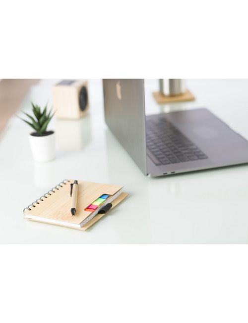 Zestaw do notatek, notatnik, długopis, karteczki samoprzylepne