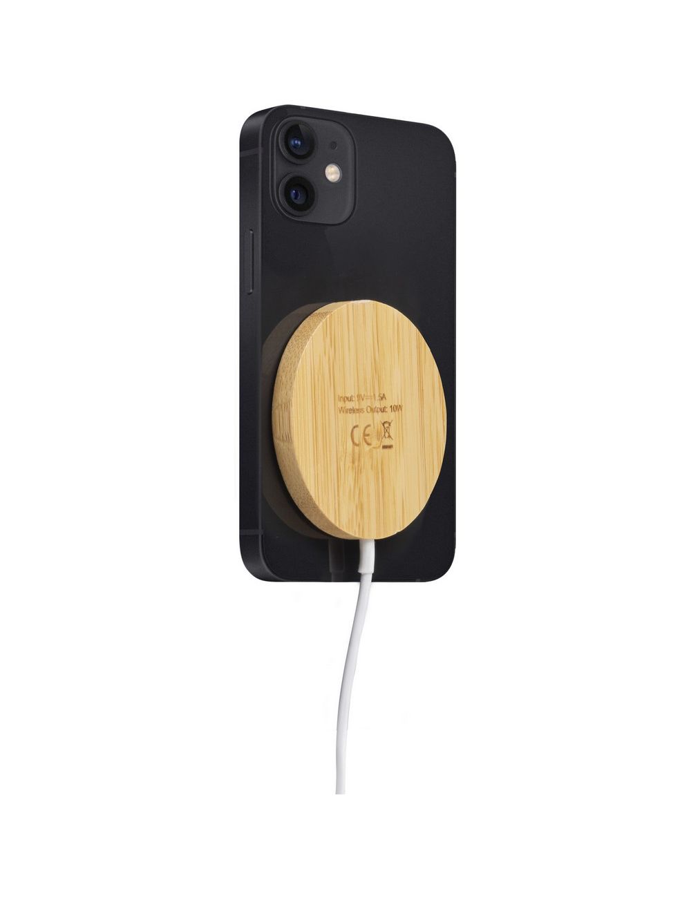 Bambusowa ładowarka bezprzewodowa 10W