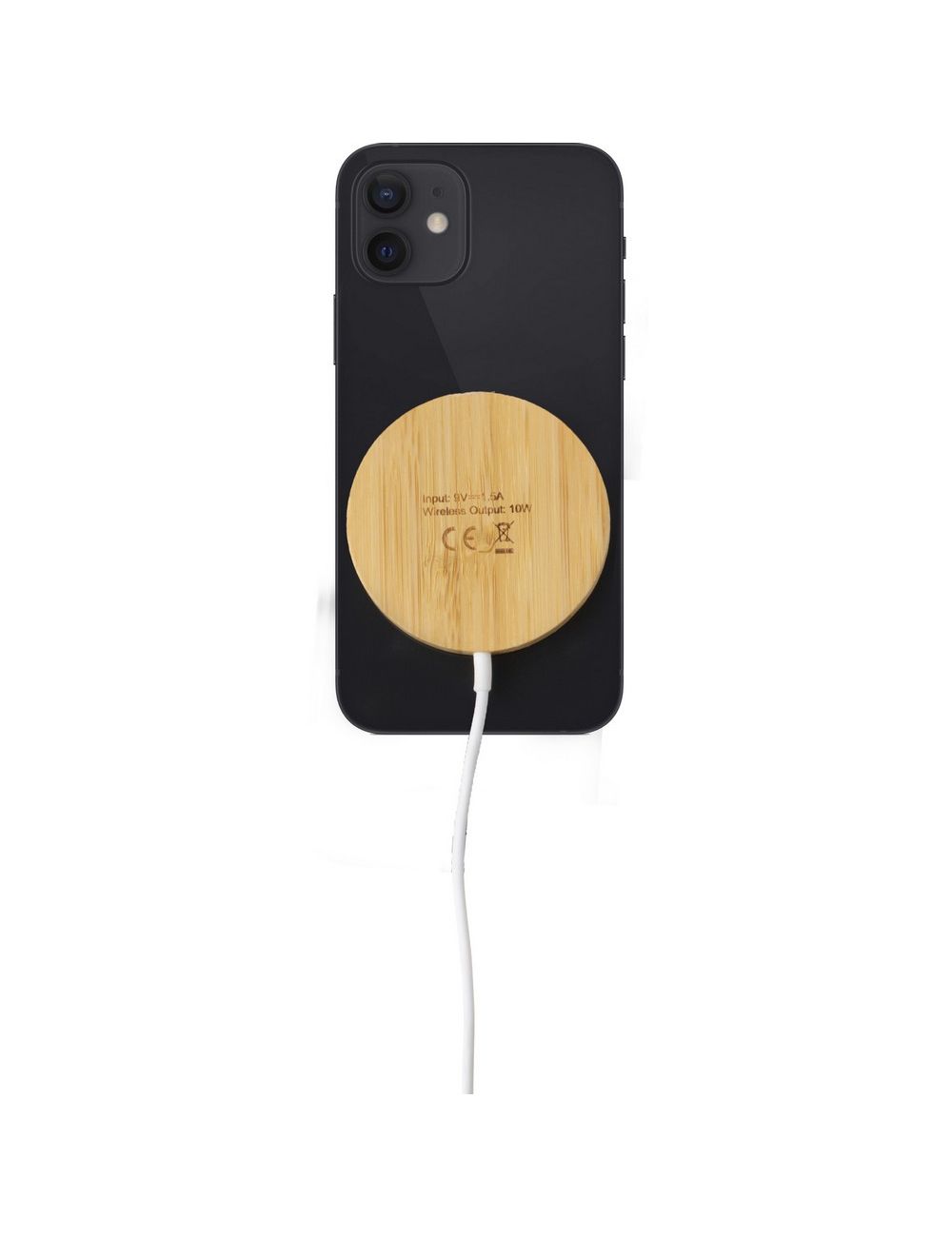 Bambusowa ładowarka bezprzewodowa 10W