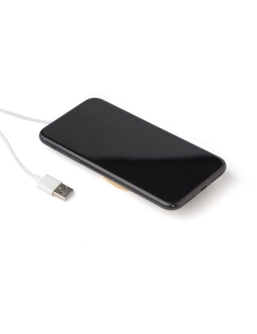 Bambusowa ładowarka bezprzewodowa 10W