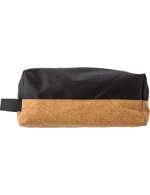 Kosmetyczka z korkowym wykończeniem