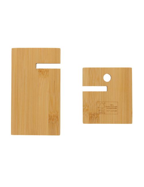 Bambusowy stojak na telefon