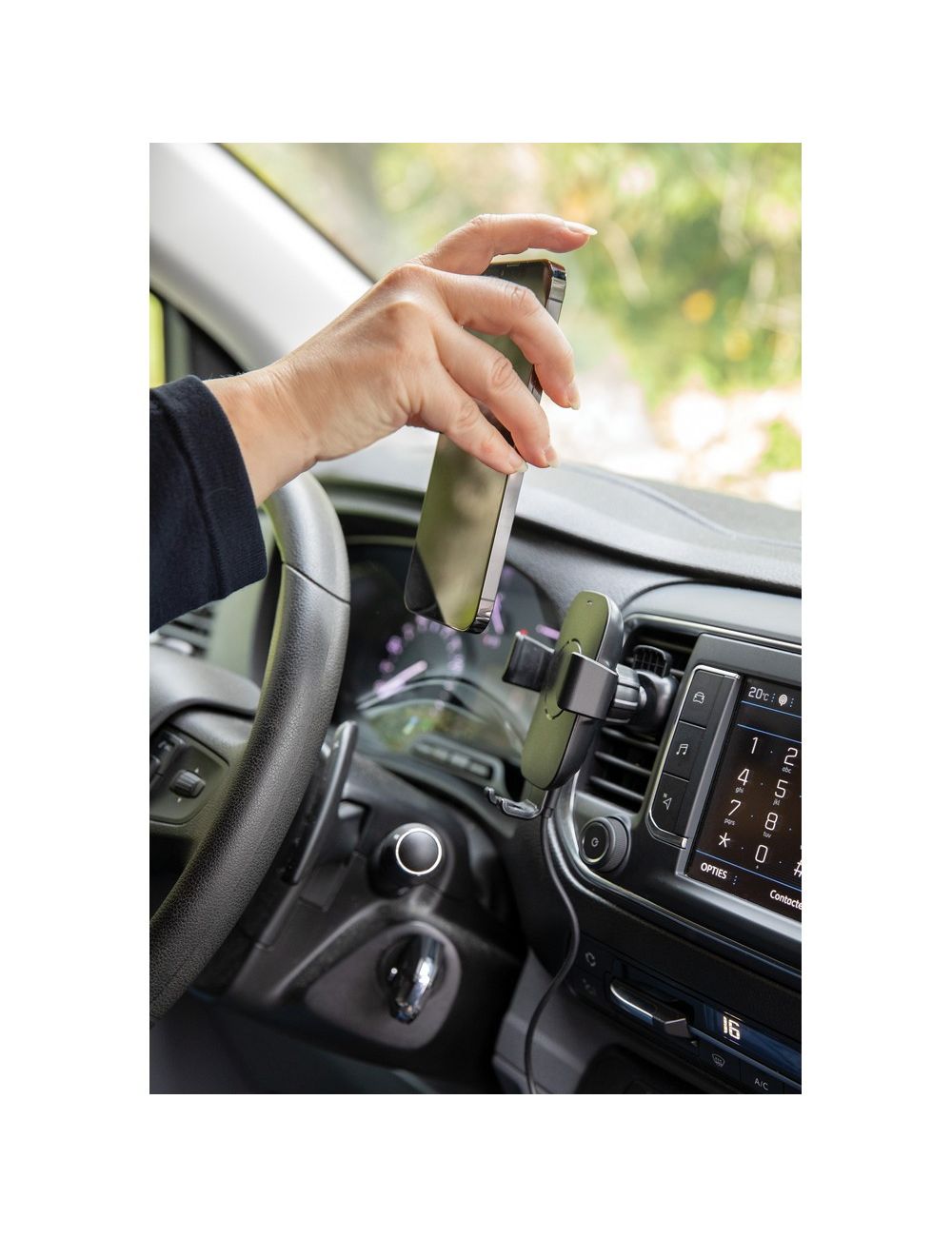 Samochodowy uchwyt do telefonu, ładowarka...