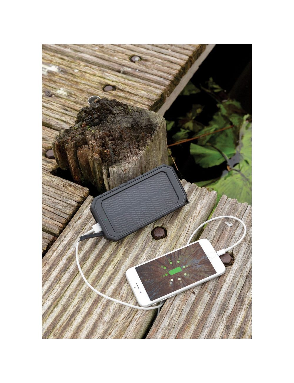 Power bank 10000 mAh, ładowarka słoneczna