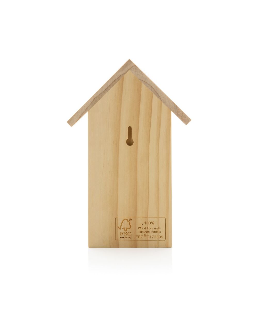 Drewniany domek dla ptaków