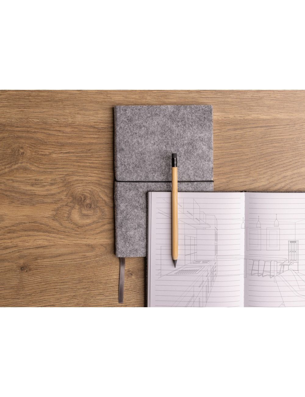 Bambusowy "wieczny" ołówek Infinity z gumką