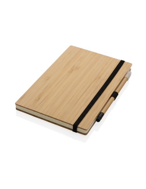 Bambusowy notatnik z ołówkiem Infinity