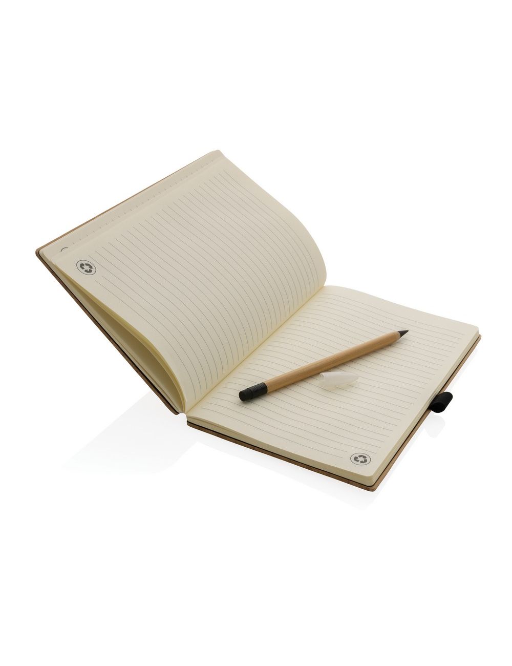 Bambusowy notatnik z ołówkiem Infinity
