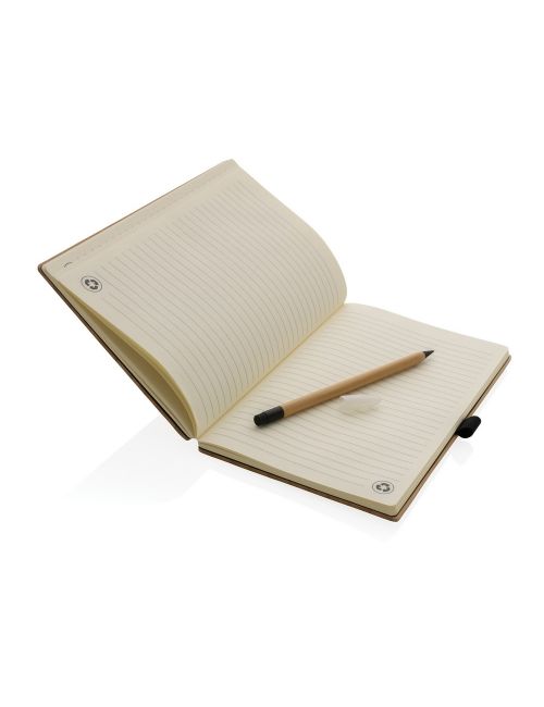 Bambusowy notatnik z ołówkiem Infinity