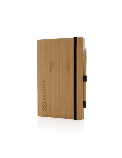 Bambusowy notatnik z ołówkiem Infinity