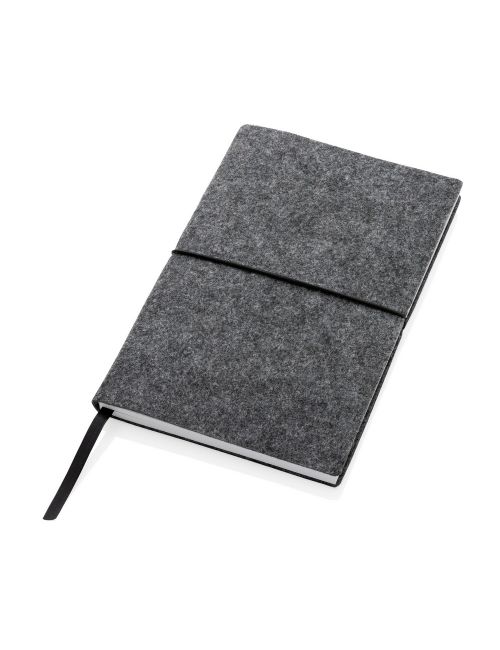 Notatnik A5, filc z recyklingu