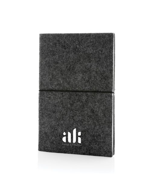 Notatnik A5, filc z recyklingu