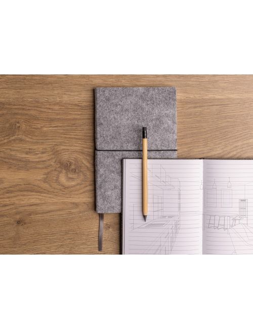 Notatnik A5, filc z recyklingu