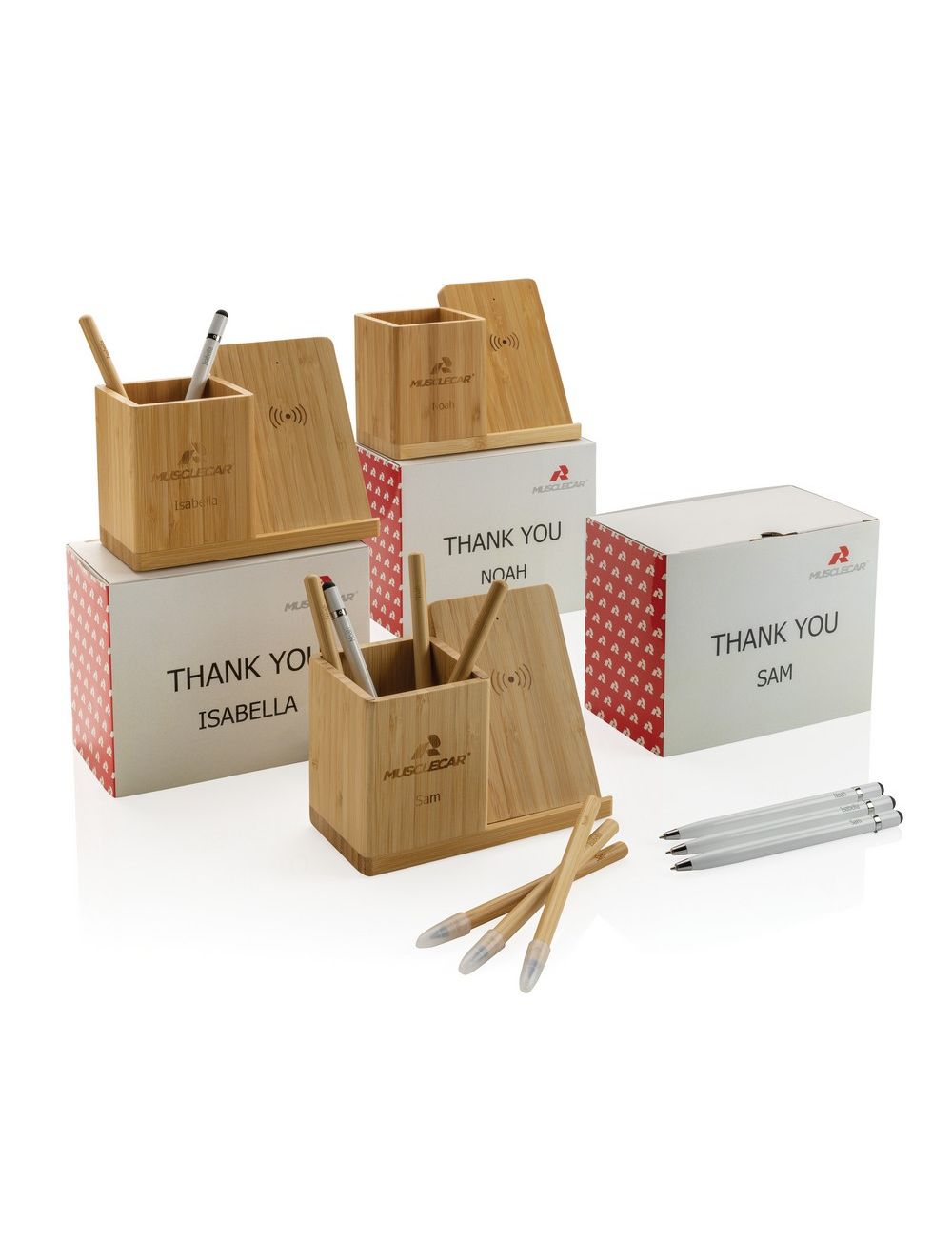 Ładowarka bezprzewodowa 5W, organizer na biurko...