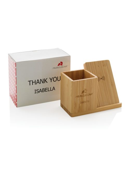 Ładowarka bezprzewodowa 5W, organizer na biurko Calgary